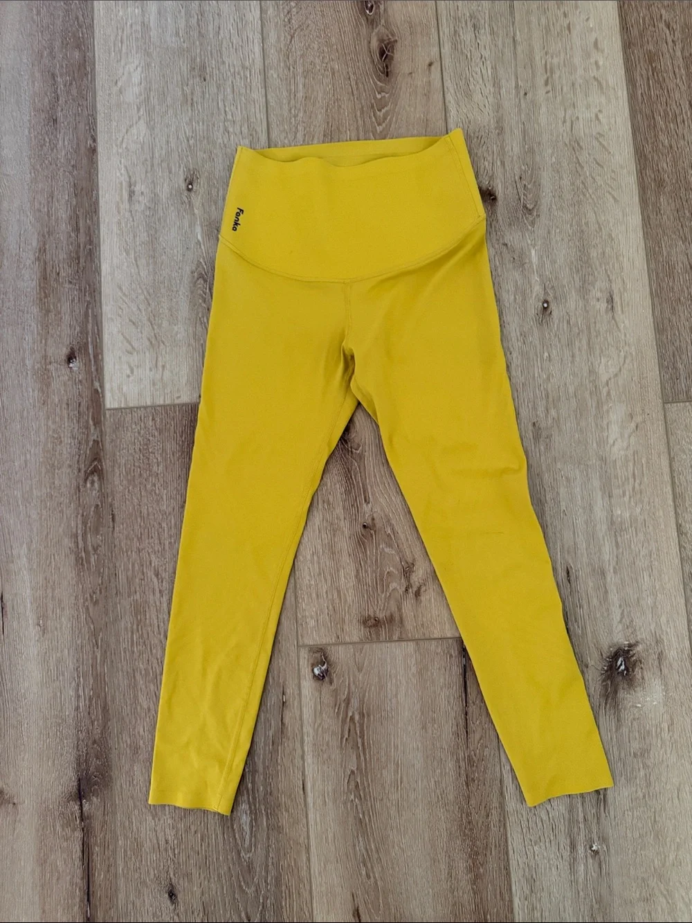 Fanka | RecoverEZ Reversible High-Waist Yellow Performance Leggings | S